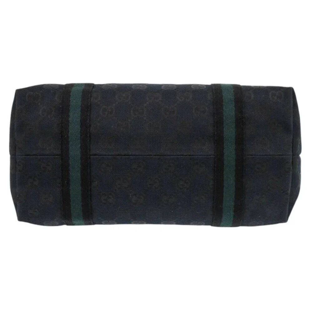 GUCCI Authentic Black Canvas Tote Bag - Picture 6 of 10